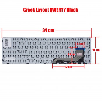 Keyboard-Greek Laptop Lenovo Ideapad 100 15 100 100-15 100-15IBY CZ-SK 5N20J30813 UK 5N20J30763 IT 5N20J30731 SP 5N20J30783 77 TR 5N20J30723 PO 5N20J30775 LA 5N20J30744 CF-E 5N20J30798 ND 5N20J30786 FARSI 5N20J30812 AR-FR 5N20J30762 (Ref.40334GR)
