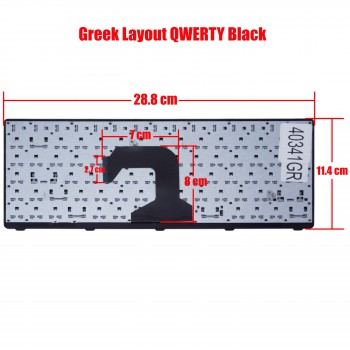 Laptop Keyboard - Keyboard for Lenovo IdeaPad S400 S400U S300A S400I S405 s435 T3E1-LSP S300 M30-70 MP-11K9 25208612 25208714 25208672 9Z.N7GSC.Q1B OEM (Ref.40341GR)