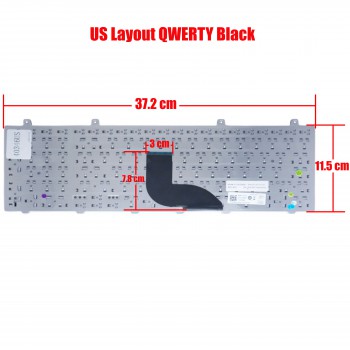 Laptop Keyboard DELL Studio 1749 XPS 17 L701X, 1749 ,1745, 1747 Dell Studio 1749, L701X, XPS17 OF939P DELL STUDIO 1749 1747 AEGM7G00110 AEGM7N00110 AEGM7P00110 AEGM7Q00110 (Ref.40346US)