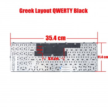 Greek Laptop Keyboard for Samsung 350E5C NP350E5C 355E5C 365E5C NP364E5CC NP355E5C-S03DE BA59-03270C BA59-04304N 9Z.N4NSC.217 GR Black ( Ref.40361GR )