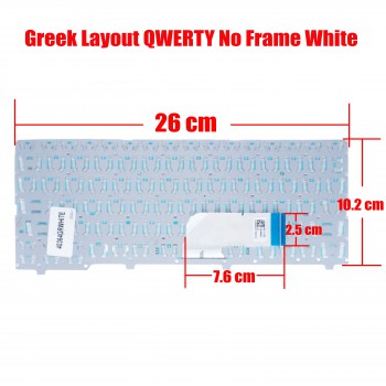 Laptop Keyboard Lenovo Ideapad 100S-11IBY 5CB0K48352 5CB0K48393 5CB0K48350 D0K-V6556D-US-00 (Ref.40364GRWHITE)