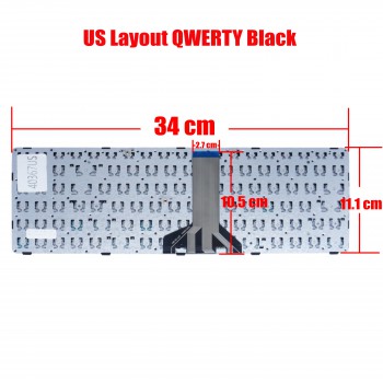 Laptop Keyboard Lenovo Ideapad 100-15IBD US keyboard SN20J78609 6385H-US 80QQ 80QQ00E6US B50-50 SN20J78609 6385H-US SN20K41553 PK1310E2A00 6385H-UK PK1310E1AB SN20J78609 5N20K25445 5N20K25443(Ref.40367US)