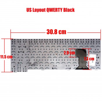 Laptop Keyboard Fujitsu Siemens Amilo Pi2230 Pi2530 Pi2540 Pi2550 Xi2428 MP-02686003347kl (Ref.40369US)