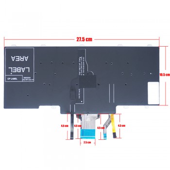 Keyboard - Laptop Keyboard for Dell Latitude E5450 E5470 5480 5490 E7450 E7470 7480 7490 Dual Point 09FFCM 9FFCM SN7230BL 04JPX1 UK Backlight Pointer Black ( Code 40373UKBLPOINTER )