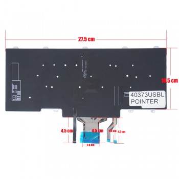 Keyboard - Laptop Keyboard for Dell Latitude E5450 E5470 5480 5490 E7450 E7470 7480 7490 Dual Point 09FFCM 9FFCM SN7230BL 04JPX1 US Backlight Pointer Black ( Code 40373USBLPOINTER )