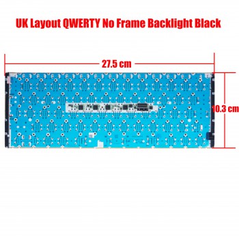 Laptop Keyboard for Apple Macbook Retina A1534 Early 2015 2016 2017 MF855LL/A MF865LL/A UK No Frame Backlight Black ( SKU.40393UKBACKLIT )