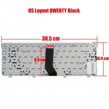 Laptop Keyboard HP Pavilion DV3 DV3-2000 DV3-2150 DV3-1000 DV3-2130 DV3-2140 DV3-2100 DV3-2200 530646-001 9J.N8682.U03 530643-281 (Ref. 40404US)
