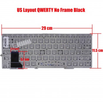 Keyboard Laptop - Keyboard for Laptop Sony SVS13 SVS13AA11M SVS13122CXP SVS13A1DGXB SVS13A1Z9E 149061411us 149014811us 9z.n6bbf.501 14901432usx 14901432USX (Ref. 40409US)