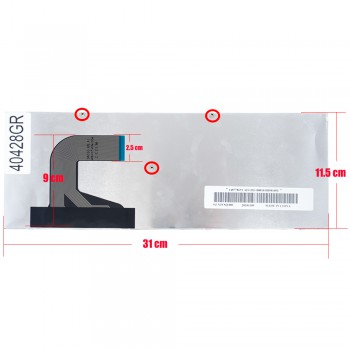 Greek Laptop Keyboard for Sony VPC-S VPCS S111FM S11 9Z.N3VSQ.00L NSK-SA01D AEGD3H00010 GR Grey ( Code 40428GR )