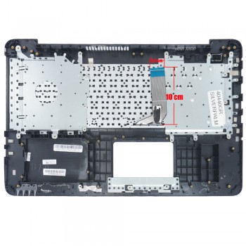 Greek Laptop Keyboard Palmrest for Asus A756 F756 K756 P756 P2720 P2730 P2740 R753 X756 GR Silver ( Ref.40440GRSILVERPALM )
