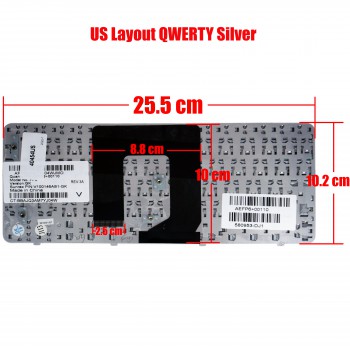 Keyboard Laptop - Keyboard for HP DM1 DM1-2000 DM1-2100 AEFP6700110 DM1-1000 DM1-1100 mini 311 608583-001 V100146CS1 615627-001 AEFP8U00110 615627-001 V100146CS1 AEFP6700010 AEFP6700110 US (Ref.40454US)