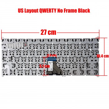 Laptop Keyboard - Keyboard for Acer Chromebook C720P-2666 C720P-2625 C720-2800 C720-3871 9Z.NB0SQ.001 NSK-RA0SQ 01 AEZHNU00010 ZHN NK.I1117.026 (Ref.40468USNOFRAME)