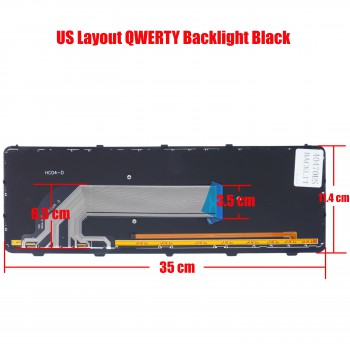 Laptop Keyboard HP ProBook 650 G1 655 G1 Keyboard US Backlit (Ref.40470USBACKLIT)