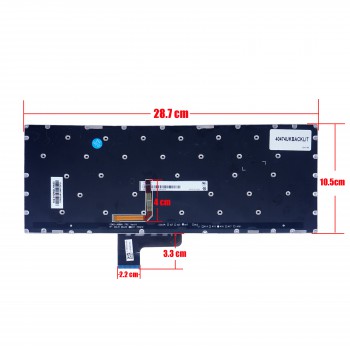 Keyboard - Laptop Keyboard for Lenovo Yoga 2 13 Yoga 3 14 3-1470 U31-80 E31-70 500S-13ISK 700-14ISK 25215048 25215079 SN20G60058 SN20G91298 UK No Frame Backlight Black ( Ref.40474UKBACKLIT )