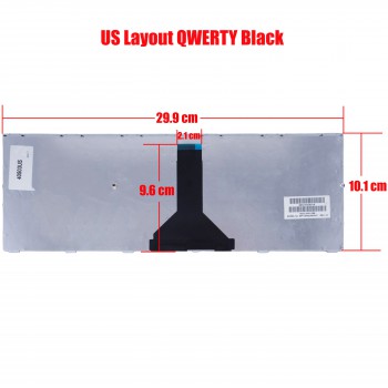 Laptop Keyboard for Toshiba Tecra R840 R940 Satellite R845 R945 P000545780 G83C000D62CB MP-10N93US63561 US Βlack ( SKU.40503US )