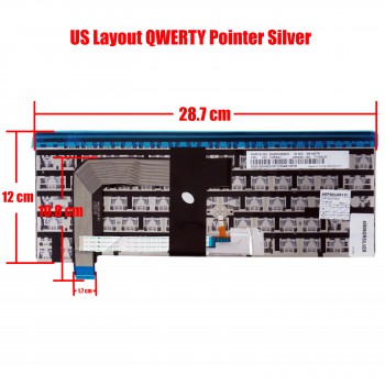 Laptop Keyboard Lenovo ThinkPad T460P SN20L82088 PK131342B00 9Z.NCJBT.601 SN20L85193 01AV000 (Ref.40506GRSILVER)