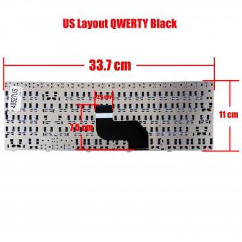 Keyboard Laptop Turbo X H36, H36X, A15 H36 H36X E6217 E6228 E7220 E6217, MD97718, MD97719, MD97443, MD97442, MD97483, H36YB, MD97639, MD97521, MD97519, MD97409, 0KN0-W01US02 0KN0-XV1UK 08 0KN0-XV6S11 (Code 40527US)