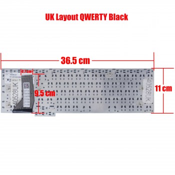 Laptop Keyboard for HP Pavilion TFT7600R ZD7100 ZD7000 ZD7200 ZD8000 Compaq NX9500 Series AENT1TPU017 406486-001 MP-04513US-6985L UK Black ( SKU.40528UK )