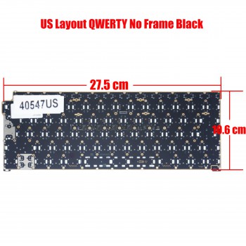 Laptop Keyboard - Keyboard for Laptop MacBook Air A1932 late 2018 (EMC 3184) MRE82LL/A (Ref. 40547US)