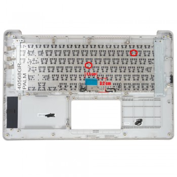 Greek Laptop Keyboard Palmrest for Asus VivoBook 15 X510UA X510UA X510UQ F510UA S510 X510UR X510UN X510UF X510QR X510QA GR Gold ( Ref.40568GRPALM )