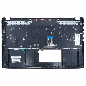 Greek Laptop Keyboard Palmrest for Asus ROG Strix GL502V GL502VM GL502VY GL502VS GL502VT GL502VMK 90NB0DR5-R32US0 GR Backlight Βlack ( SKU.40632GRPALMTYPE1 )