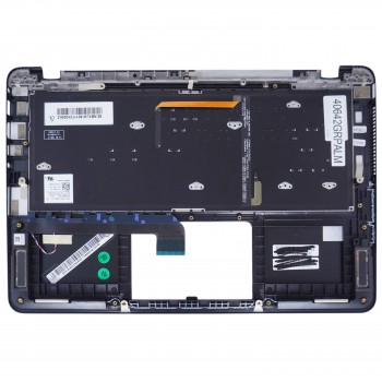 Greek Laptop Keyboard Palmrest for Asus ZenBook Flip UX360UA UX360UAK Q324UA Q324UAK NSK-WB9BU 90NB0C03-R30GR0 GR Backlight Βlack ( SKU.40642GRPALM )