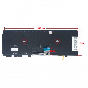 Laptop Keyboard Asus UX530 ZenBook UX530UX UX530UQ UX550VD UX550VE UX580GD UX580GE Greek Backlit keyboard OEM (Ref.40646GRBACKLIT)