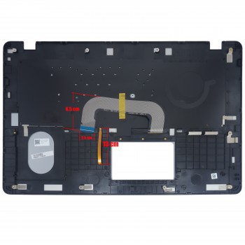 Keyboard - Laptop Keyboard Palmrest for Asus Vivobook Pro 17 N705U X705NA X705UA X705UQ X705FD X705FN X705UV X705UN X705UD X705QA US Backlight Silver ( Ref.No.40648USPALM )