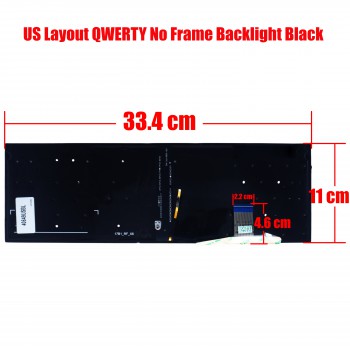 Laptop Keyboard ASUS N580 N580V N580VD N580VN N580GD Keyboard US layout with backlit (SKU.40649USBL)