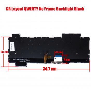 Greek Laptop Keyboard for Asus ROG Strix GL703 GL703G GL703GS GL703GM Backlit Keyboard GR backlit OEM (SKU.40652GRBACKLIT)