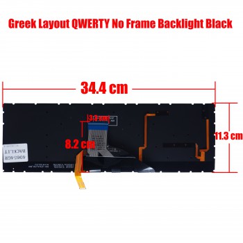 Laptop Keyboard HP Omen 15 DC DC0003la 15-DC0004TX DC005TX TPN Q211 Keyboard GR Colorful Backlit OEM (Ref. 40654GRBACKLIT)