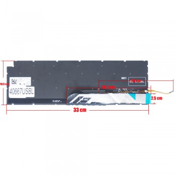 Laptop Keyboard for Dell Inspiron 15 3505 7590 7591 5584 7791 5590 5593 with Backlit OEM (SKU. 40667USBL)