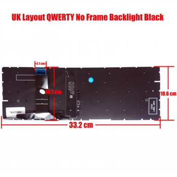 Laptop Keyboard for HP ProBook 450 G8 455 G8 650 G8 M21742-001 M21740-001 SN6195BL1 SG-A4320-XUA UK with Backlight (SKU. 40682UKBL)