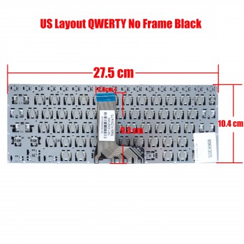Laptop Keyboard - Keyboard for ASUS Vivobook X409 X409D X409BA X409FA MA X409JA X409DJ (Ref. 40683US)