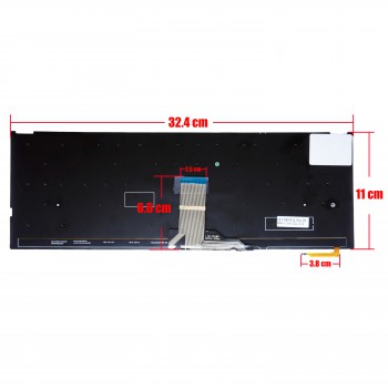 Keyboard - Laptop Keyboard for Asus VivoBook 15 M515 M515D M515DA M515DAP M515UA R515L R515SA R515MA D515 D515D D515DA D515U D515UA US No Frame Backlight Black ( Ref.No.40684USBL )