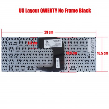 Laptop Keyboard - Keyboard for HP Notebook 14-AM 14-AN 14-AM000 14-AM100 14-AN000 Series OEM (Ref. 40696US)