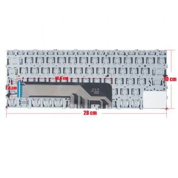 Keyboard - Laptop Keyboard for Lenovo IdeaPad 5 14IIL05 14ITL05 Flex 5 14ARE05 5-14IIL05 Flex 5-14IIL05 5-14ARE05 PR4SB-US SN20W85221 US No Backlight Grey ( Ref.40728US )