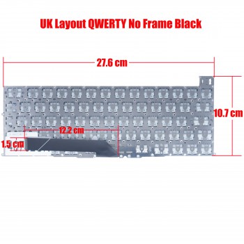 Laptop Keyboard for MacBook Pro 16″ Touch A2141 Late 2019 Mid 2020 EMC 3347 UK Black ( SKU.40732UK )