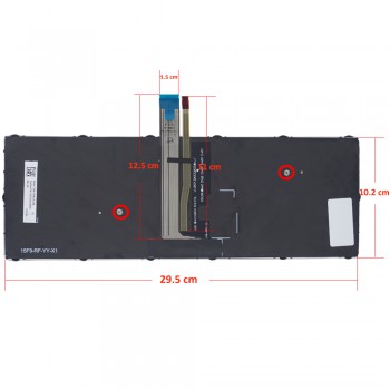 Greek Laptop Keyboard for Toshiba 13/14INCH P000684310 G83C000GU5US TBM15F83USJ356 GR Backlit Black ( Code 40755GRBLNOPOINTER )