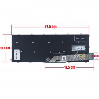 Keyboard - Laptop Keyboard for Dell Inspiron 13 7386 7385 15 7586 15 7573 2IN1 C1PRN 0C1PRN 09294M 490.0EZ07.030U SG-93920-2BA SN8275 UK No Frame Black ( Ref.40824UKNOFR )