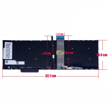 Keyboard - Laptop Keyboard for Lenovo Ideapad 5 PRO-16ACH6 2021 Xiaoxin Pro 16 16A 16L Air 15 PO5SXB-US SN21B41042 SN20Z38473 LCM20L3 pk1311s1a10 US No Frame Backlight Grey ( Ref.No.40854USNOFRBL )