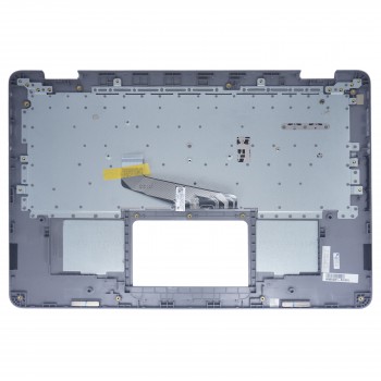Spanish Laptop Keyboard Palmrest for Asus TP401NA-1A TP401NA TP401NA TP401CA TP401CAE TP401MA 90NB0GW1-R31BE0 90NB0GW1-R31UK0 90NB0GW1-R31IT ES ( Code 40901SPGREYPALM )