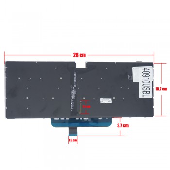 Keyboard Laptop Keyboard for Huawei MateBook D14 D15 Boh-WAQ9R WAQ9HNR WAQ9HNL WAP9HNR NbB-WAH9 WAH9P WAE9P WAQ9R Nbl-WAQ9R US No Frame Backlit Black ( Ref.40910USBL )
