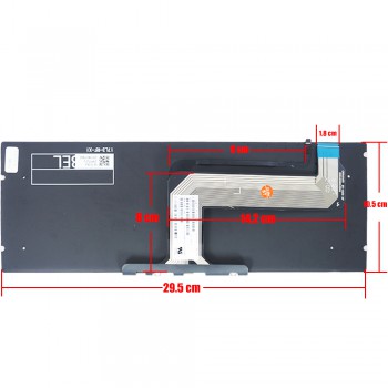 Keyboard Greek - Greek Laptop Keyboard for HP Spectre Folio 13-AK L38709-A41 L38709-A41 L38709-DB1 L38709-FL1 L38709-DH1 L38709-051 L38709-041 L38709-041 L38709-151 L39700-041 M04174-041 GR No Frame Backlit Black ( Ref.40911GRBL )