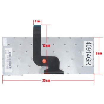 Greek Laptop Keyboard for Lenovo Miix 2 10 25214990 25214962 AEJ02+00110 V-146220AS1-GK GR No Frame Black ( Code 40914GR )