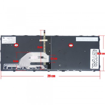 Greek Laptop Keyboard for HP Probook 430 440 445 G5 L21584-001 SN8175BL 490.OEQ07.010L S-93010-X2A 831-00702-00B GR Backlit Black ( Code 40917GRBL )