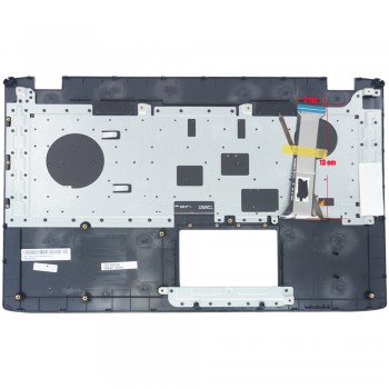 Greek Laptop Keyboard Palmrest for Asus GL752 90NB07Z1-R31AR0 13NB0941P14011 13NB07Z1P04041 90NB07Z1-R31TA0 GR Backlight ( Ref.40919GRPALM )