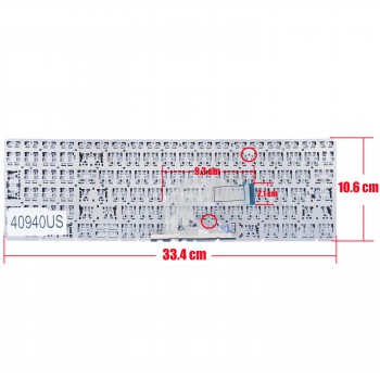 Keyboard - Laptop Keyboard for HP Probook 450 G6 450 G7 455 G6 455 g7 450R G6 Series L45090-001 L45090-151 2B-BBU01Q10 US No Frame ( Code 40940US )