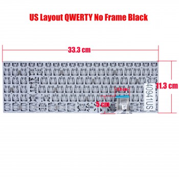 Laptop Keyboard for Dynabook Toshiba Satellite Pro C50-H-100 C50-H-101 C50-H-102 C50-H-103 C50-H-104 C50-H-105 GX1C001A7035 DOK-V6505H KN16R-156 US No Frame ( SKU.40941US )