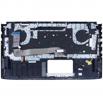 Greek Laptop Keyboard Palmrest for Asus ROG Strix GL703VD GL703GE GL703VM GL703GE 90NB0GM2-R31ND0 90NR00D2-R30BG0 90NB0GL2-R31WB0 GR Backlight Βlack ( SKU.40952GRPALMTYPE2 )